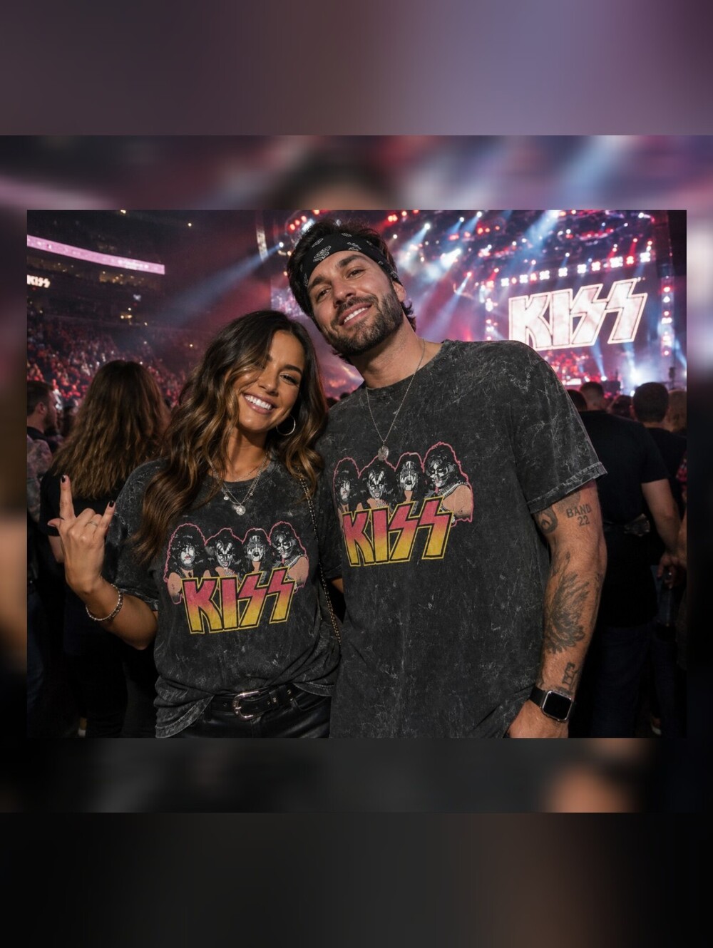 2022 Kiss Graphic Band T-Shirt L